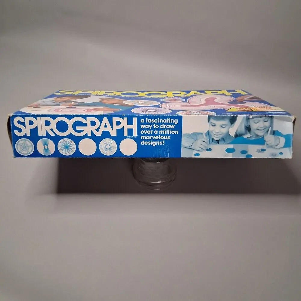 Vintage 1990's SPIROGRAPH Board Game Celebrating 25 Years Edition Incomplete